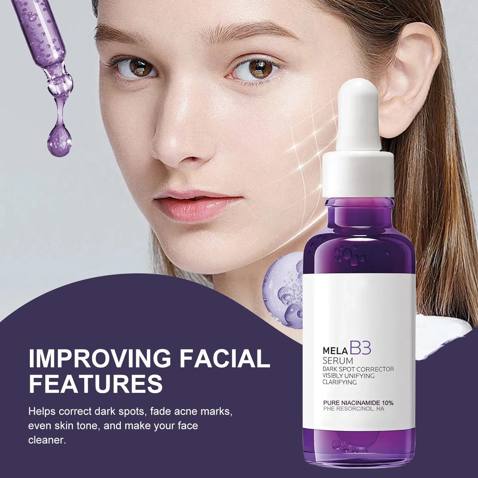 Skincare La Roche Posay - B3 مصل أرجواني لتفتيح البشرة وتقليل