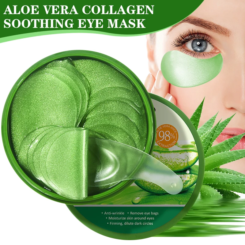 Skincare D'Alba - 60 قطعة الألوة فيرا الكولاجين قناع