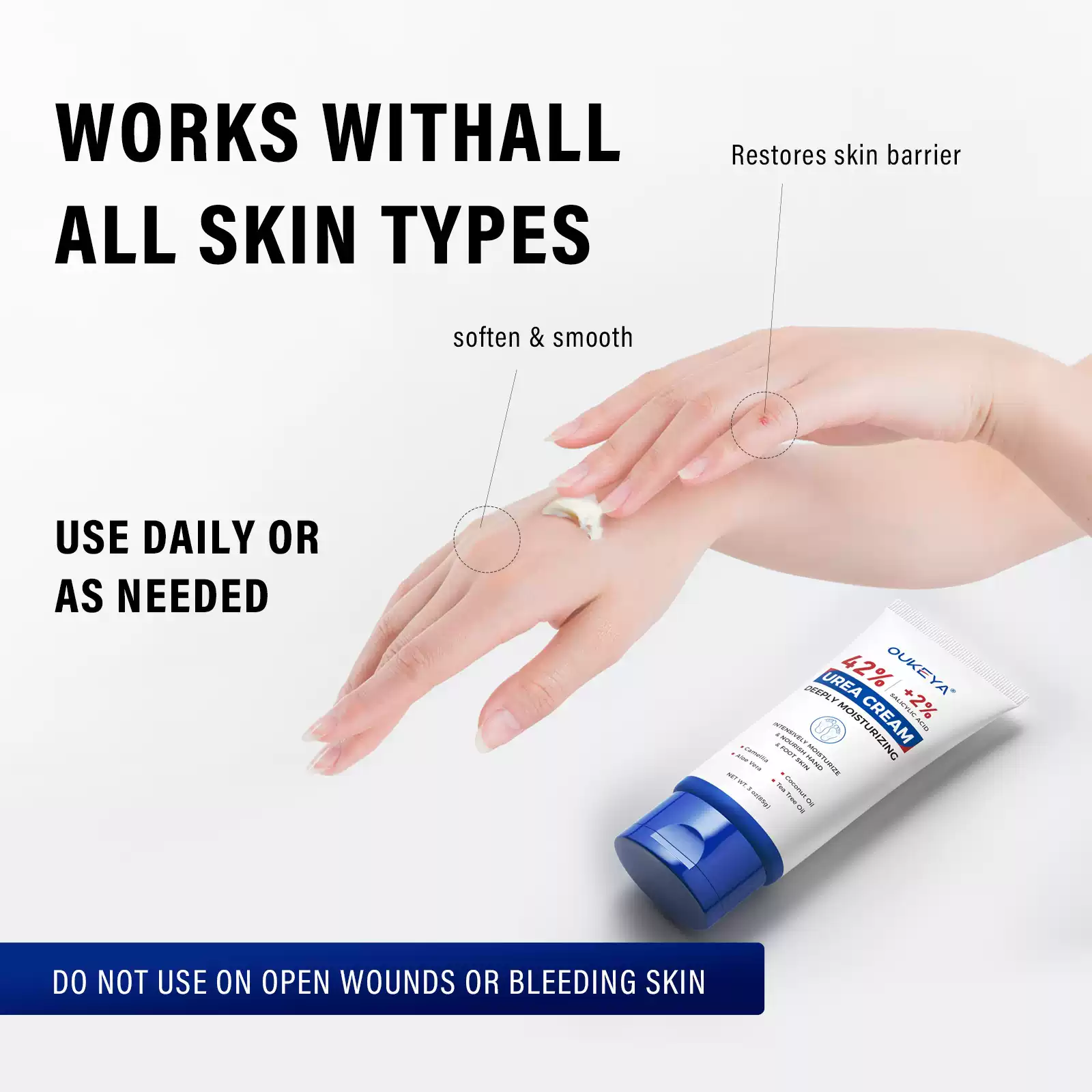 Urea Foot Cream - كريم أوكيا للقدمين الطبيعي بنسبة 40%