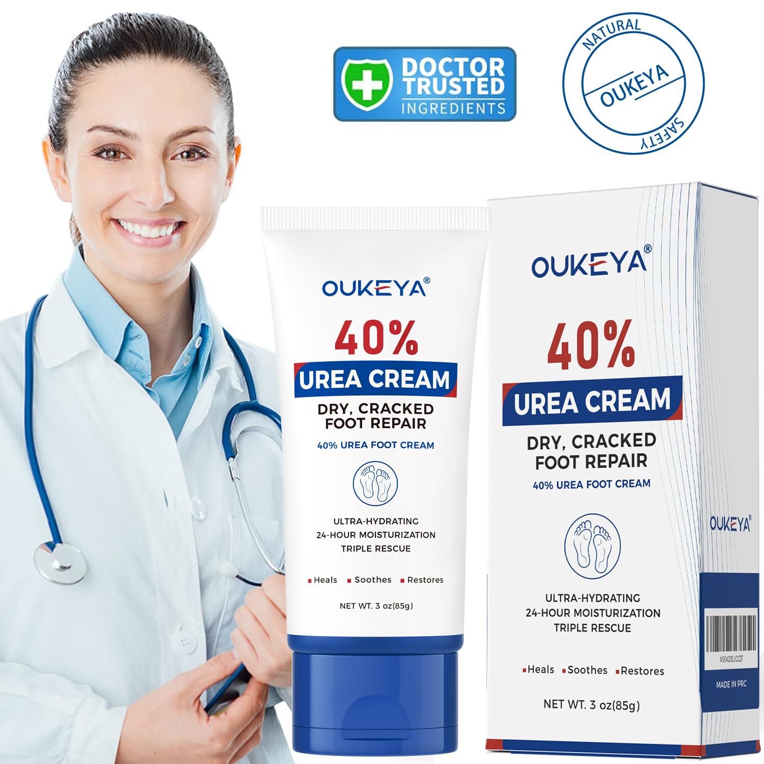كريم أوكيا للقدمين الطبيعي بنس - مراجعة Urea Foot Cream وسعره