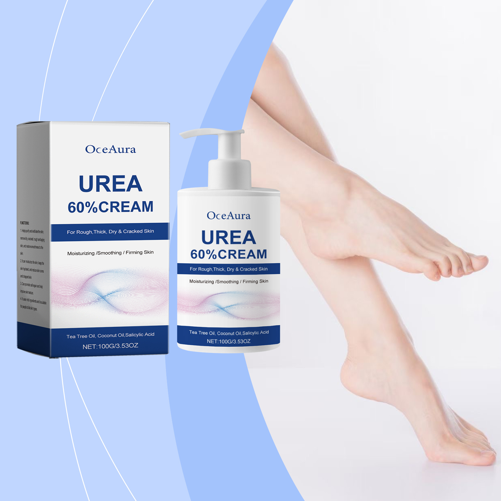 60% اليوريا كريم القدم مكافحة  - مراجعة Urea Foot Cream وسعره