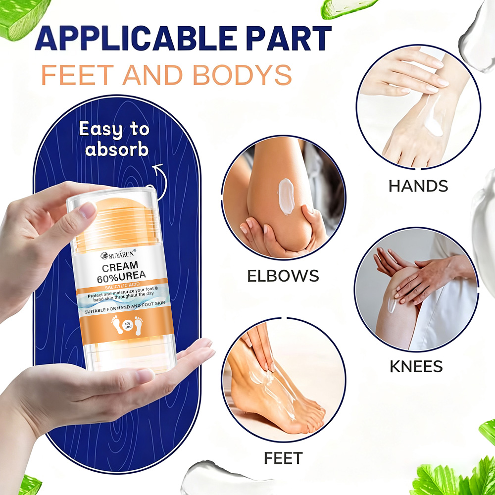 كريم القدم SUYARUN بنسبة 60% ي - مراجعة Urea Foot Cream وسعره